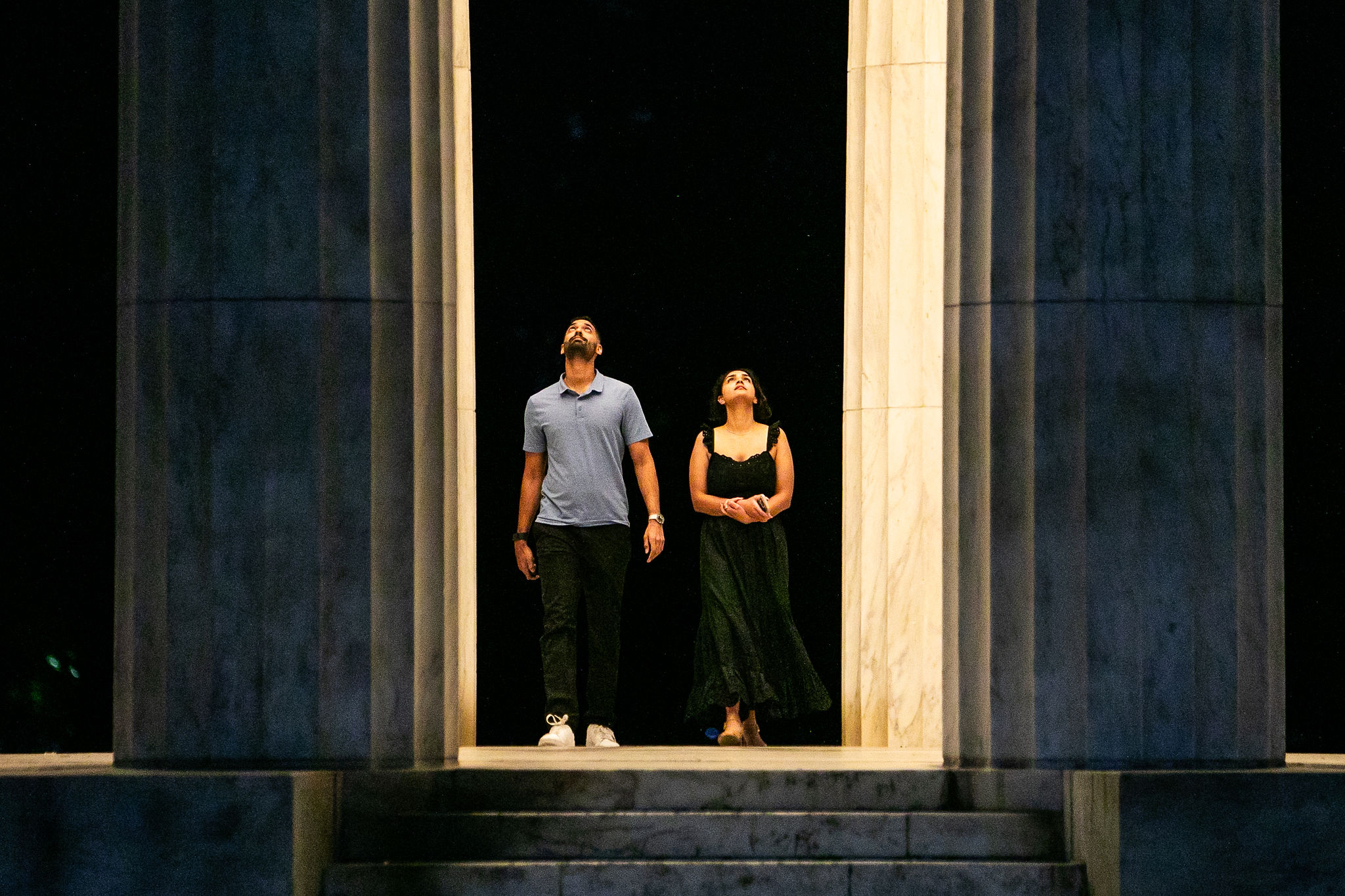 proposal at DC war memorial